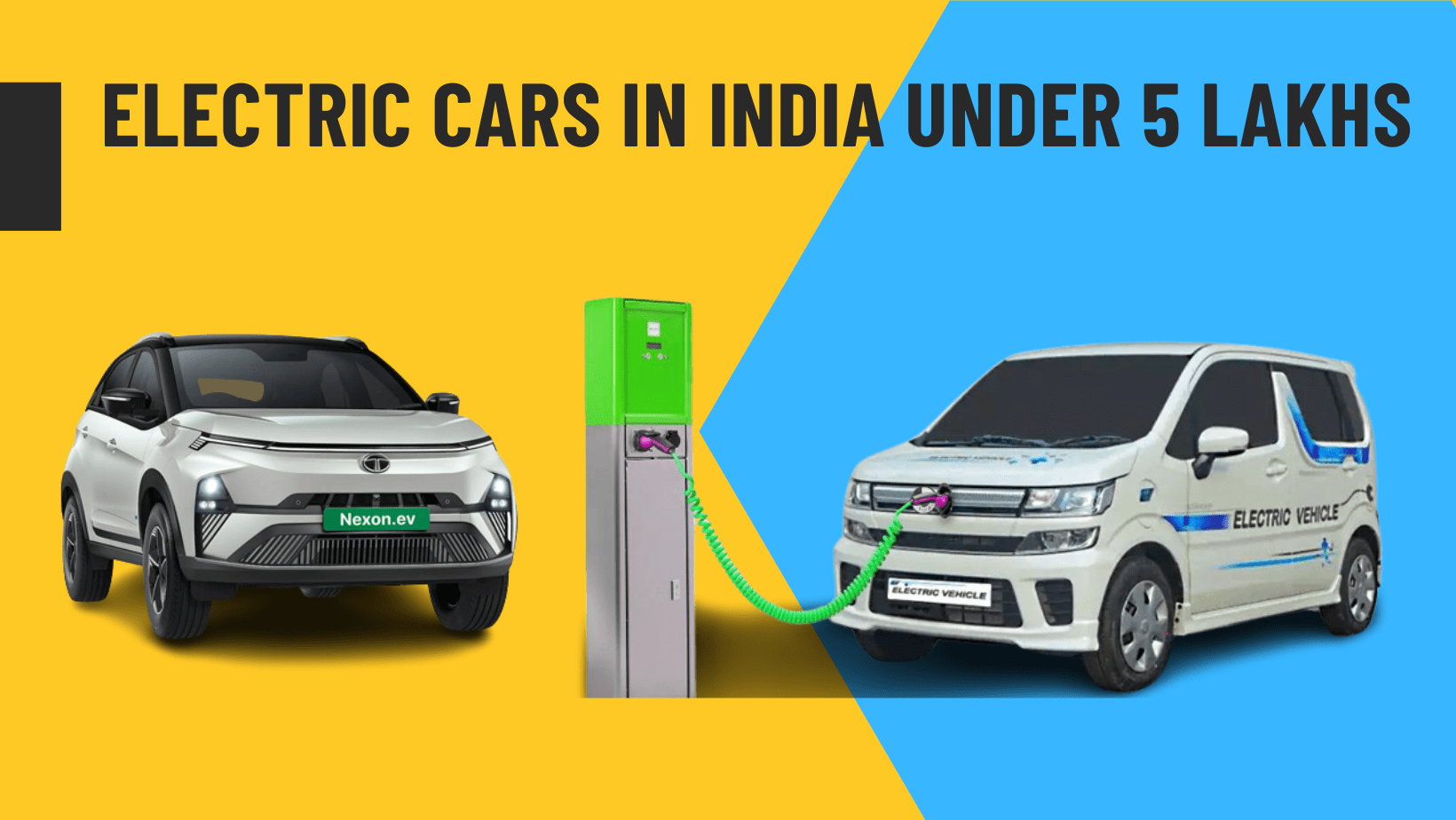 Electric Cars in India Under 5 Lakhs