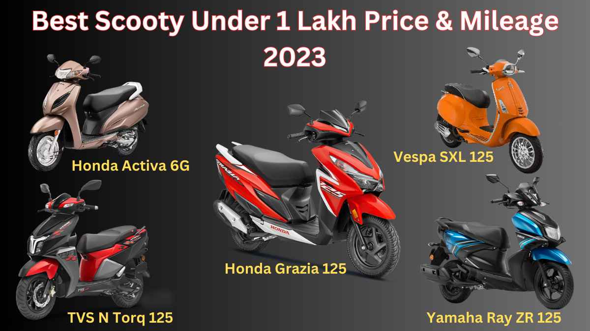 Best Scooty Under 1 Lakh